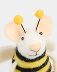 Bee Mouse Critter Ornament