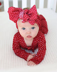 Ivy Red Dot RUFFLE ZIP