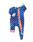 Tie Dye Stars & Stripes Ruffle ZIP