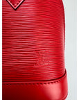 Louis Vuitton Alma BB Epi Coquelicot Handbag
