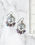 Freshwater Pearl and Crystal Earrings