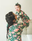 Jolie Floral Ruffle Zip One Piece