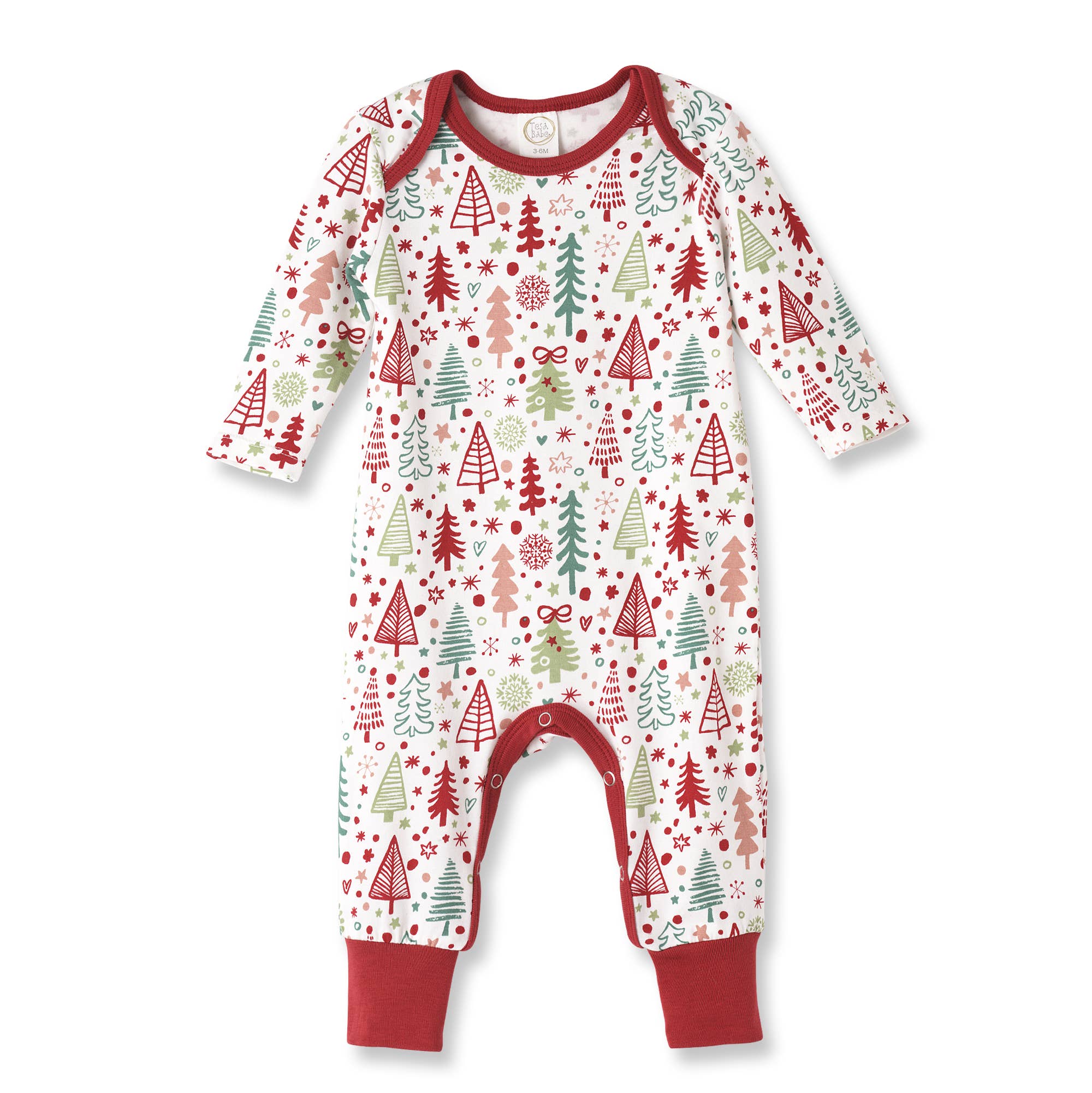 Tesa Babe Cozy Christmas Bamboo Romper
