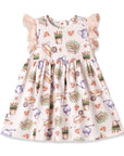 Petal Patch Baby Girl Dress – Bamboo & Eyelet Garden Dress