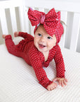 Ivy Red Dot RUFFLE ZIP