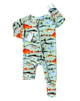 Gigi & Max Tommy Fish Zip Onesie
