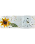 GIRASOLE Floral Table Clock cm 30x10
