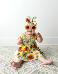 Girl Baby Clothes Dress Two Piece Peplum Set Sloan Ruffle Bloomers