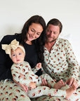 Gigi + Max Bamboo Madden Football Zip Pajamas