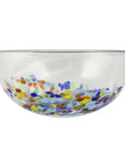 NOVICA Confetti Festival Blown Glass Serving Bowl