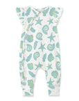 Tesa Babe Seashells Zipper Romper
