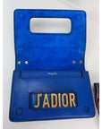 Dior CD J'adior Blue Flap Leather Shoulder Bag