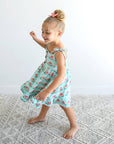 Girls Clothes Dress Tie Twirl Dress Cameron Watermelon