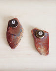 Genuine Aqua Terra Slab Earring Studs 200bp