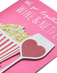 Papyrus Valentine's Day Card (Wine & Netflix)