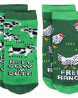 Free Range/Holy Cow I'm Cute Baby Sock Set