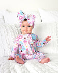 Natalie Nutcracker Ruffle Zip Bamboo Christmas Baby
