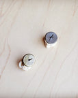 White Turquoise Stud Earrings 224k