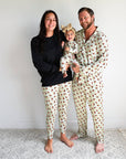 Gigi + Max Bamboo Madden Football Zip Pajamas