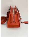 LOEWE Calfskin Amazona 28 Orange Leather Shoulder Bag