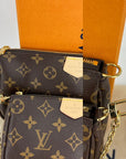 Louis Vuitton Multi Pochette Accessoires Monogram Canvas Brown Preowned