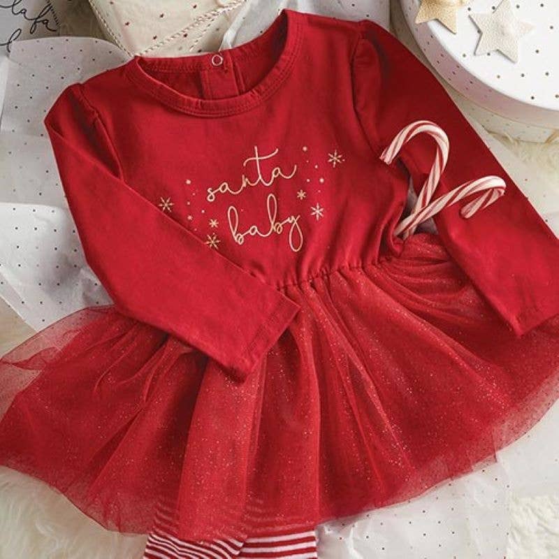 Stephan Baby Santa Baby Dress