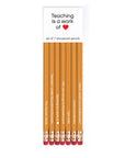 Teaching is a Work of Heart Pencil Set