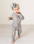French Terry Bamboo Two Piece Hoodie Set Elodie Floral