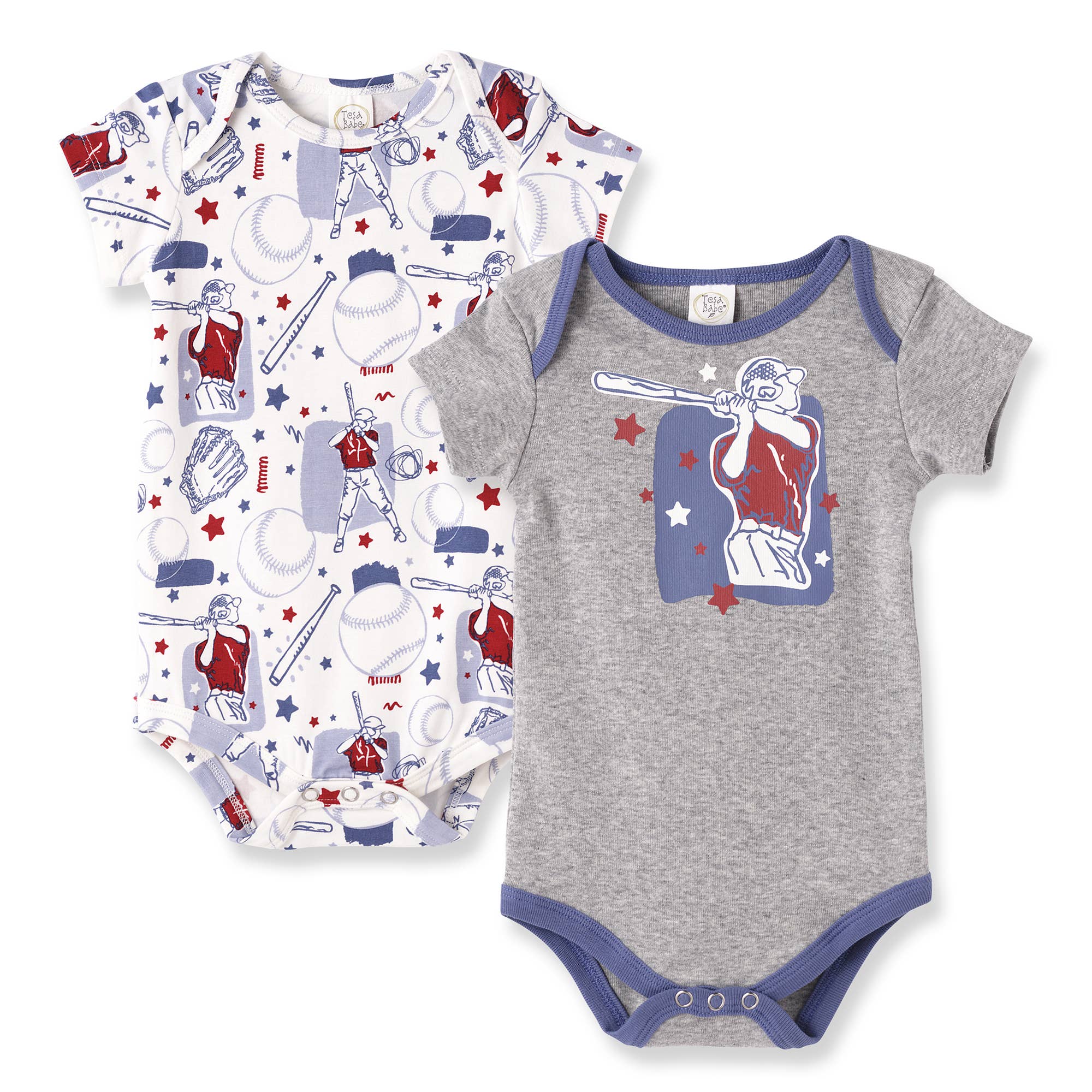 Tesa Babe Batter Up Set of 2 Bodysuits
