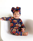 Edward Zip Bamboo Glow in the Dark Sleepies Little Halloween