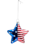 Patriotic American Flag Star Ornament