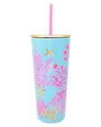 Lilly Pulitzer Royal Coral Tumbler