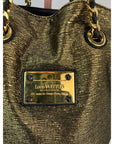 Louis Vuitton Metallic Jacquard double Jeu Soft Gold Tote