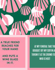 Napkin: True Friend/Funeral
