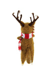Reindeer with Candy Cane Ornament