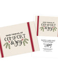 Good Tidings of Comfort & Joy Note Card Set