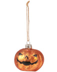 Glass Jack o' Lantern Ornament