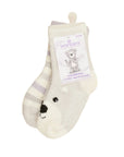 Marshmallow Bear Crew Socks