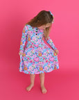Pippa Floral Tutu Dress Bambo Valentines Day Outfit