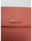 Fendi Continental Pink Leather Wallet Clutch
