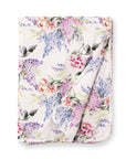 Dream Blossom Soft Bamboo Stroller Blanket with Floral Print