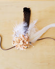 Boho Western Wedding Floral Hat Band Only Blush 952p