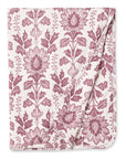 Floral Tapestry Stroller Blanket - Soft Bamboo Baby Throw