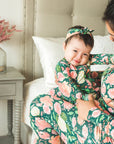Jolie Floral Ruffle Zip One Piece