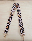 Nylon Adjustable Leopard Print Crossbody Strap 401s