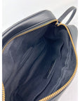 YVES SAINT LAURENT Lou Camera Matelasse Black Suede Crossbody Bag
