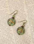 Czech Glass Dragonfly Earrings