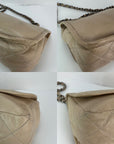 Chanel Grained leather Medium Natural Beauty Beige Flap Bag
