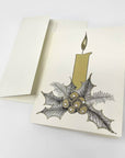 s.e.hagarman Christmas Candle Greeting Card Set