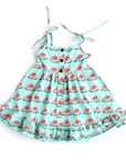Girls Clothes Dress Tie Twirl Dress Cameron Watermelon